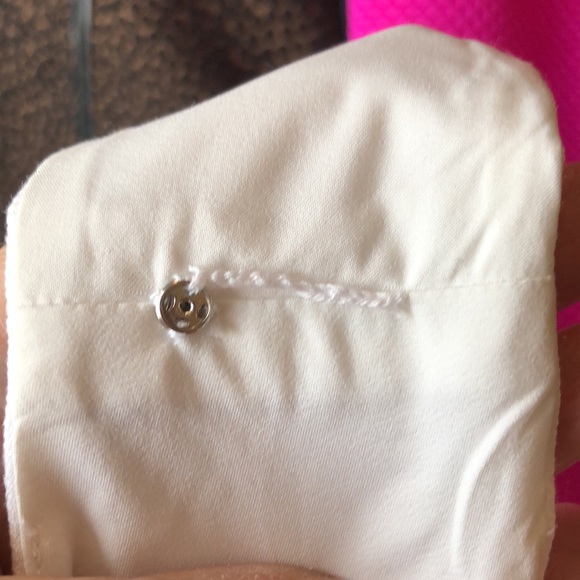 Talbots white embossed summer sheath dress - Picture 5 of 7